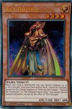 DLCS-EN026 RA'S DISCIPLE ULTRA RARE 1ST EDITION YuGiOh CARD - Image 1