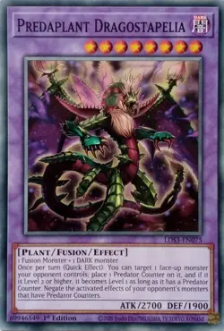LDS3-EN075 PREDAPLANT DRAGOSTAPELIA COMMON 1ST EDITION YuGiOh CARD - Image 1