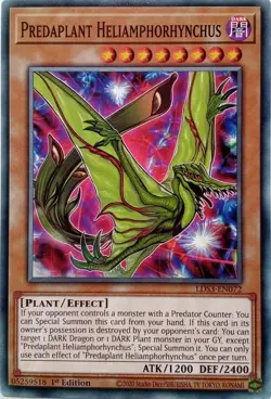 LDS3-EN072 PREDAPLANT HELIAMPHORHYNCHUS COMMON 1ST EDITION YuGiOh CARD - Image 1