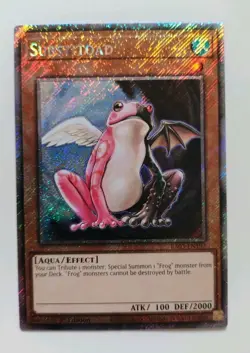 Near Mint Yugioh Substitoad RA03-EN197 Platinum Secret Rare 1st Edition - Image 1