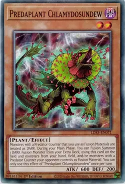 LDS3-EN071 PREDAPLANT CHLAMYDOSUNDEW COMMON 1ST EDITION YuGiOh CARD - Image 1