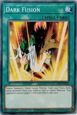 LDS3-EN034 DARK FUSION COMMON 1ST EDITION YuGiOh CARD - Image 1