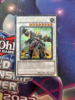 (YBL) Yugioh Junk Destroyer 5DS3-EN039 1st Edition Ultra Rare Holo LP - Image 1