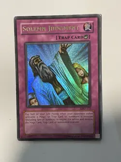 Yugioh! - Solemn Judgment - MRD-127 - Ultra Rare - LP/MP Condition - Image 1