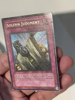 Yugioh! - Solemn Judgment - MRD-127 - Ultra Rare - LP/MP Condition - Image 3