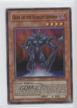 Ogre of the Scarlet Sorrow (Super Rare) 1st Ed. YuGiOh Absolute Powerforce a8r - Image 1