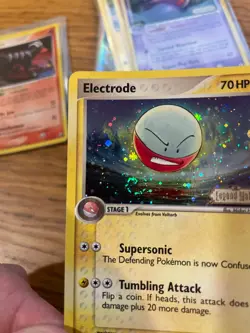 LP! Electrode Swirl (32/92) EX Legend Maker Stamped Reverse Holo Pokemon Card! - Image 3