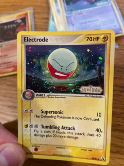 LP! Electrode Swirl (32/92) EX Legend Maker Stamped Reverse Holo Pokemon Card! - Image 4