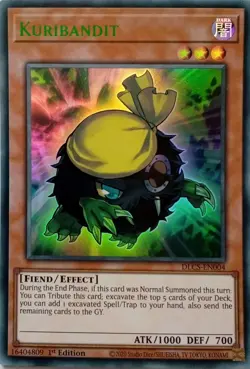 DLCS-EN004 KURIBANDIT GREEN ULTRA RARE 1ST EDITION YuGiOh CARD - Image 1