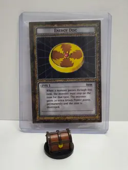 Yu-Gi-Oh Dungeon Dice Monsters - Figure & Card - Energy Disc - Image 1