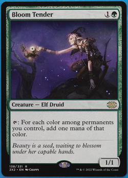 Bloom Tender Double Masters 2022 NM Green Rare MAGIC CARD (ID# 499042) ABUGames - Image 1