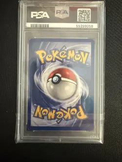 Pokemon Pikachu TCG Base Set PSA 8 Shadowless Common Card 58/102 Red Cheeks - Image 2