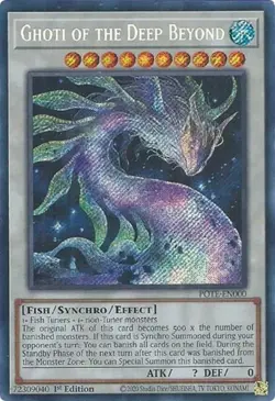 Ghoti of the Deep Beyond - 1st Edition Power of the Elements HP YuGiOh - Image 1