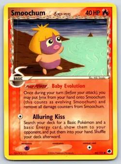 Smoochum (Delta Species) - Dragon Frontiers 64/101 Pokemon Card MP - Image 1