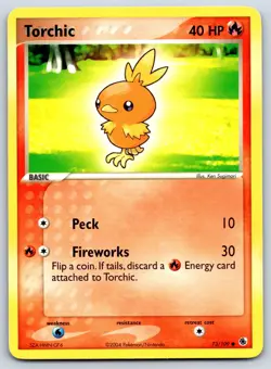 Torchic - EX Battle Stadium 73 Pokemon Card MP - Image 1