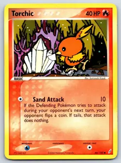 Torchic - 066/100 - Crystal Guardians 66/100 Pokemon Card MP - Image 1