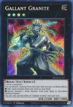Gallant Granite - 1st Edition 2020 Tin of Lost Memories HP YuGiOh - Image 1