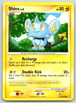 Shinx - Legends Awakened 118/146 Pokemon Card MP - Image 1