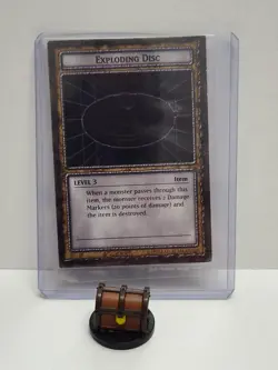 Yu-Gi-Oh Dungeon Dice Monsters - Figure & Card - Exploding Disc - Image 1