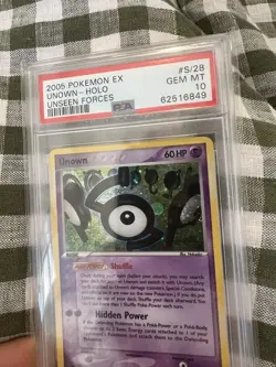 Pokemon Unown S/28 ex Unseen Forces Holo PSA 10 GEM MINT Rare Vintage Card Pop 9 - Image 3