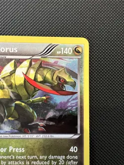 Pokemon Haxorus BW57 Black & White Promos Holo LP Card - Image 4
