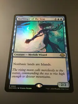 MTG Modern Horizons 3 #0063 Harbinger of the Seas Foil NM - Image 1