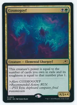 Cosmogoyf #0215 MTG Edge of Eternities Magic The Gathering - Image 1