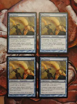 NM Ego Erasure Lorwyn LRW X4 (Playset) MTG Magic the Gathering - Image 1