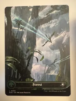 Forest (Borderless) - 0266 - Edge of Eternities - MTG - NM Ships Now - Image 1