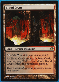 Blood Crypt Return to Ravnica NM Land Rare MAGIC MTG CARD (ID# 499035) ABUGames - Image 1