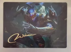 MTG Shadow, Mysterious Assassin Art Card: FINAL FANTASY 26/53 Gold Signature - Image 1