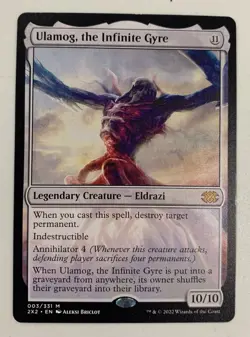 Magic the Gathering Ulamog, the Infinite Gyre Double Masters MtG Mythic - Image 1