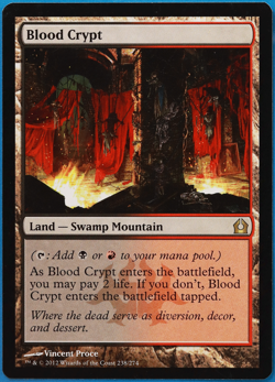 Blood Crypt Return to Ravnica NM Land Rare MAGIC MTG CARD (ID# 499033) ABUGames - Image 1