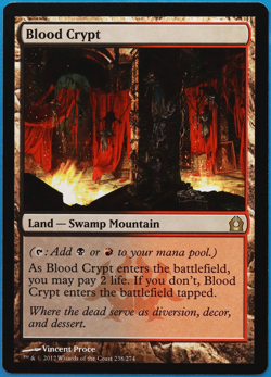 Blood Crypt Return to Ravnica NM Land Rare MAGIC MTG CARD (ID# 499032) ABUGames - Image 1