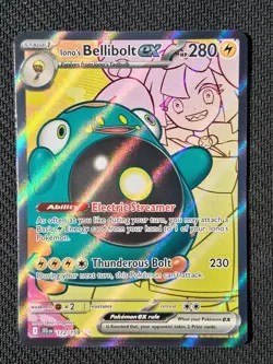 Ionos Bellibolt ex 172/159 Journey Together Full Art Ultra Rare Pokemon Card NM - Image 1
