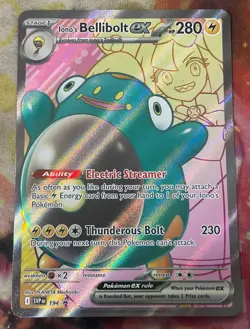 Ionos Bellibolt Ex 172/159 Journey Together Full Art Ultra Rare Pokemon Card NM - Image 1