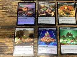 MTG Magic The Gathering Food Token Lot 15 Cards Wizard Of The Cost Authentic - Image 4