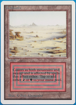 Badlands Unlimited NM (Reserved List Dual Land MTG Magic Card) 499018 ABUGames - Image 1