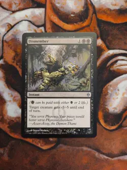 NM Dismember New Phyrexia NPH MTG Magic the Gathering 1st Edition - Image 1