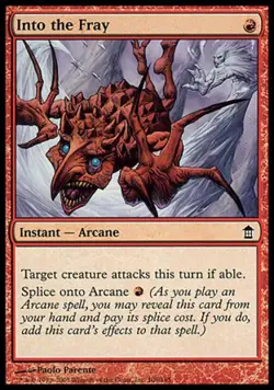 Into the Fray - Light Play MTG Saviors of Kamigawa - Image 1