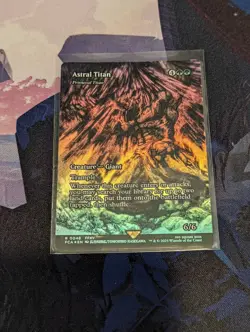 Astral Titan as Primeval Titan #0048 (Showcase) (FOIL) NM MTG Final Fantasy - Image 1