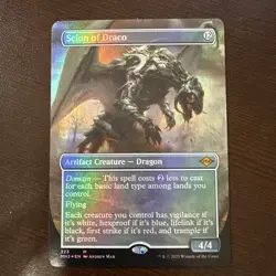 1x Scion of Draco - Foil - Borderless Light Play MTG Magic - Mtg Rare Finds MH2 - Image 1