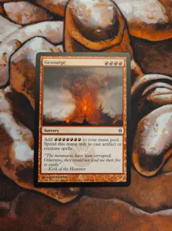 NM Geosurge New Phyrexia NPH MTG Magic the Gathering 1st Edition - Image 1