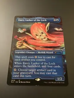 MTG Secret Lair #2019 Emry, Lurker of the Loch Borderless NM - Image 1
