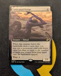Anticausal Vestige Extended Art Rare Edge of Eternities EOE 317 MTG - Image 1