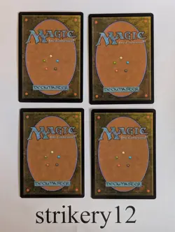 4x Lava Spike - Champions of Kamigawa - Signed by Artist - MTG - Image 2