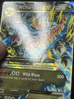 Pokemon Tcg Mega M Charizard EX 69/106 Flashfire Holo Full Art Pokemon Card XY - Image 3