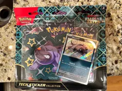 Pokemon TCG Paldean Fates Tech Sticker Collection Display - 12 Blisters 36 Packs - Image 3