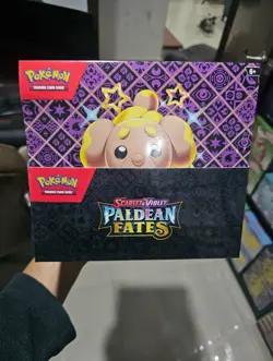 Pokemon TCG Paldean Fates Tech Sticker Collection Display - 12 Blisters 36 Packs - Image 1