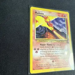 Pokemon Wotc Black Star Promo Rare #21 MOLTRES - Image 2